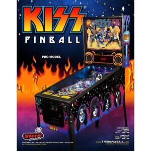 Kiss Pinball FLYER Pro Edition Original NOS Hard Rock Music 2015 Ace Frehley